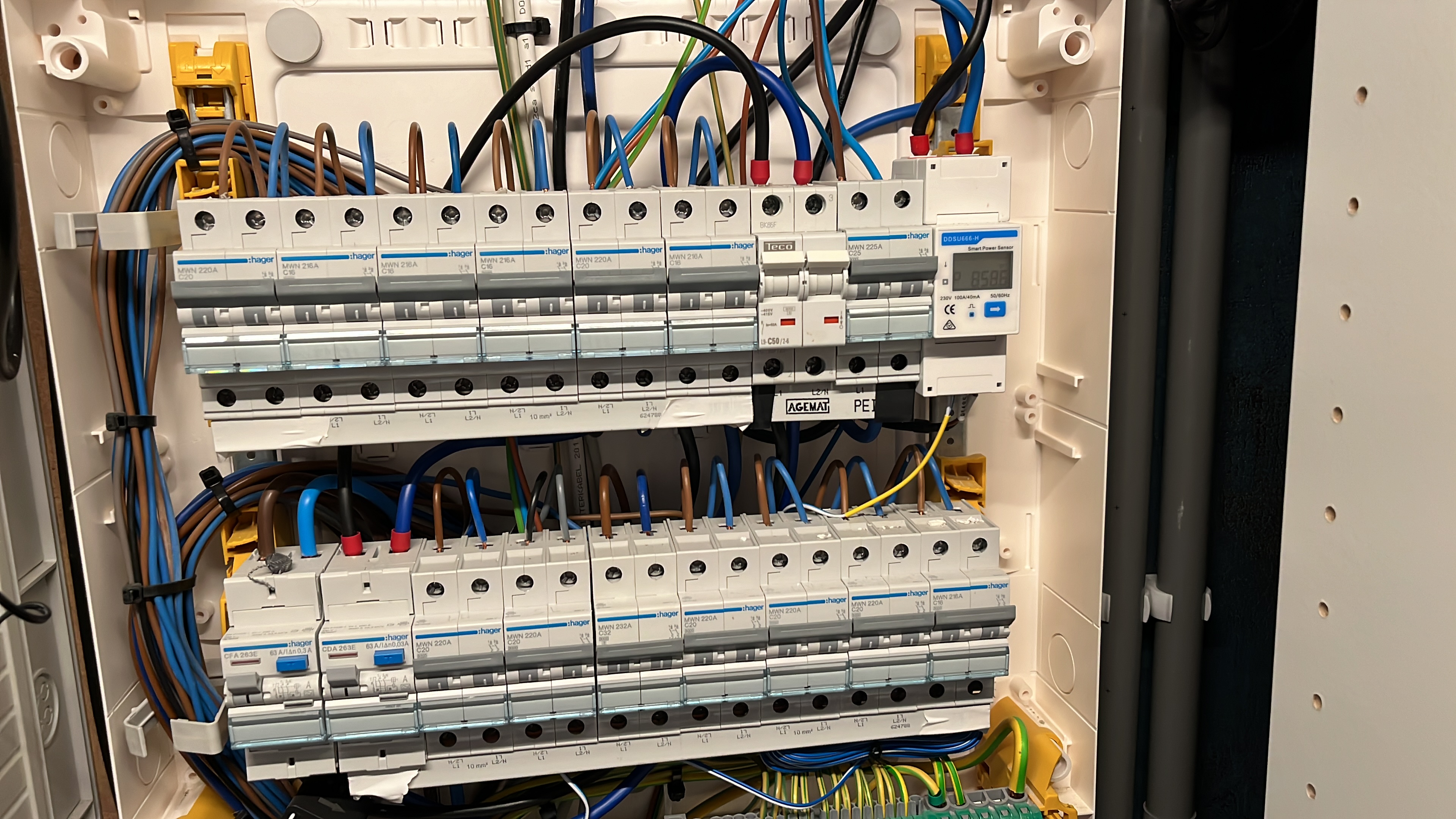 Électricité - Exemple de réalisation. - LAFORGE de l'habitat Liège